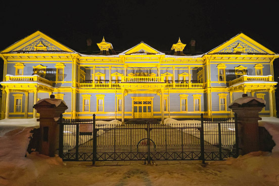 元町エリアのライトアップ