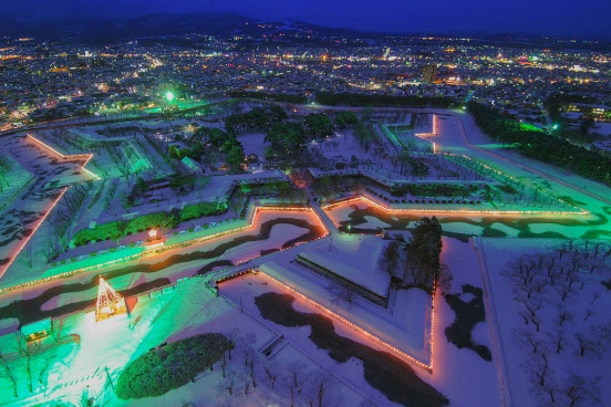 五稜星の夢イルミネーション