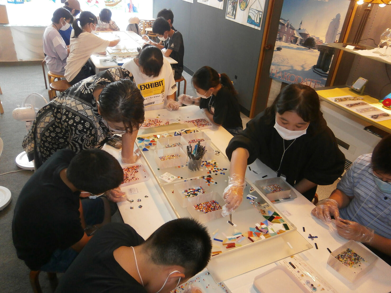 元町ガラス工房②