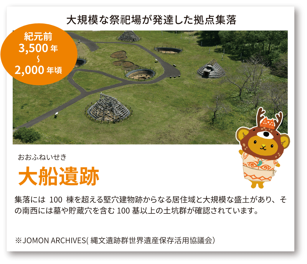 大規模な祭祀場が発達した拠点集落 大船遺跡